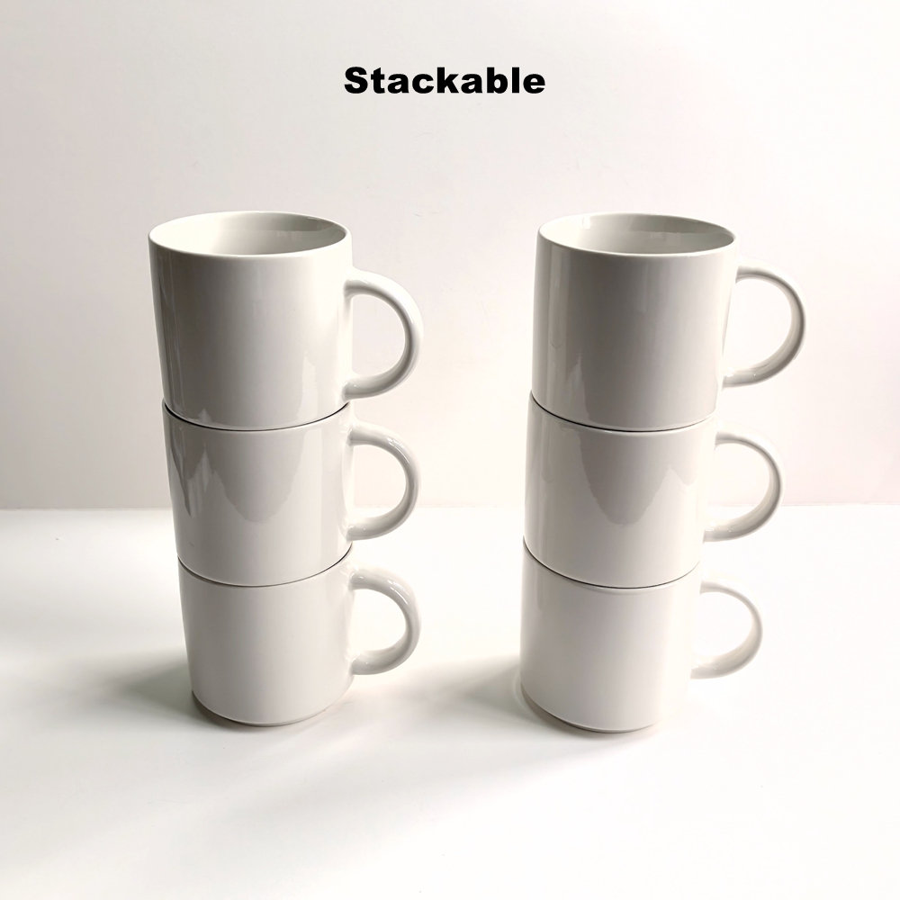 ReadStar 6PCS Stakable Pure Wh - Sublimation Mug White recension och pris