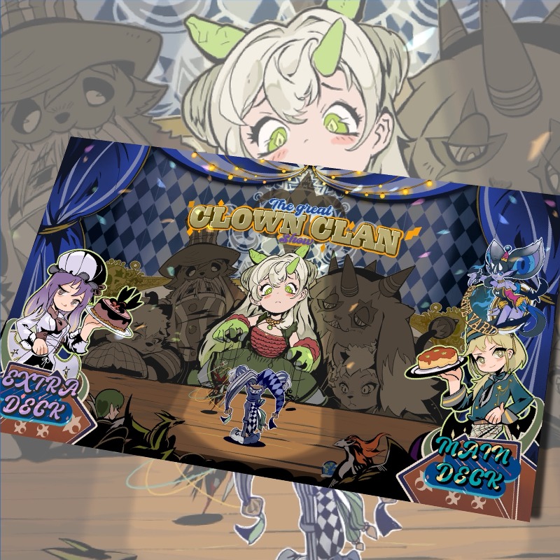 Yu-Gi-Oh! Clown Clan New Face  - Door Mat Blank recension och pris