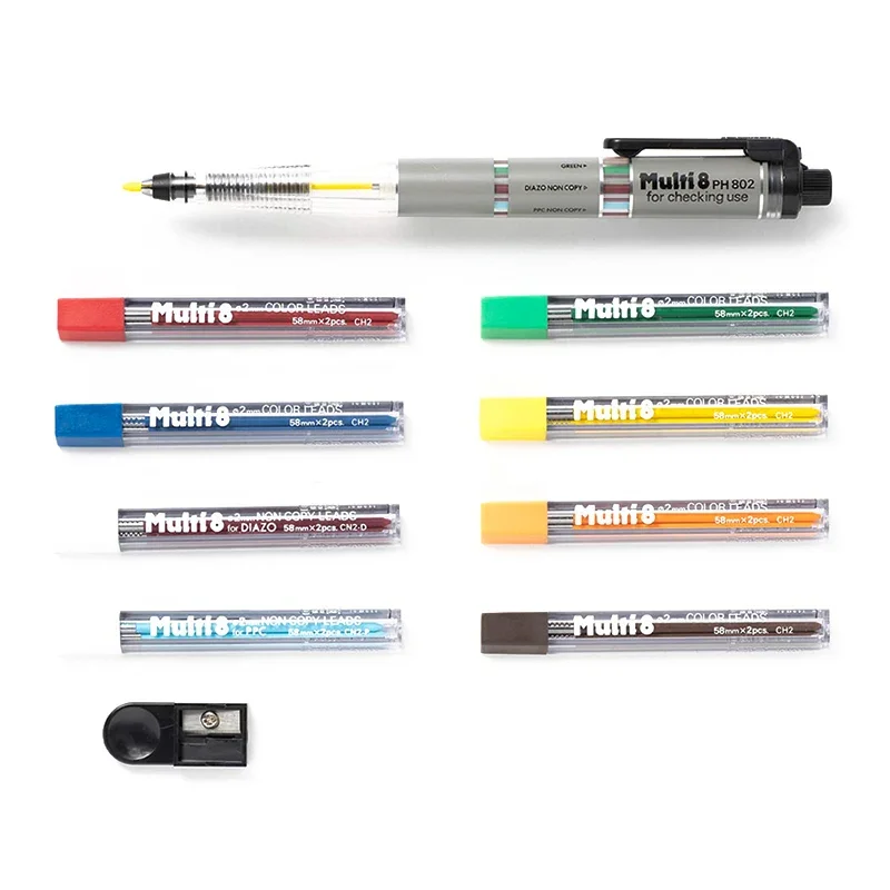 Japan Pentel Multi+8 Mechanica - Pentel Pen Energel recension och pris