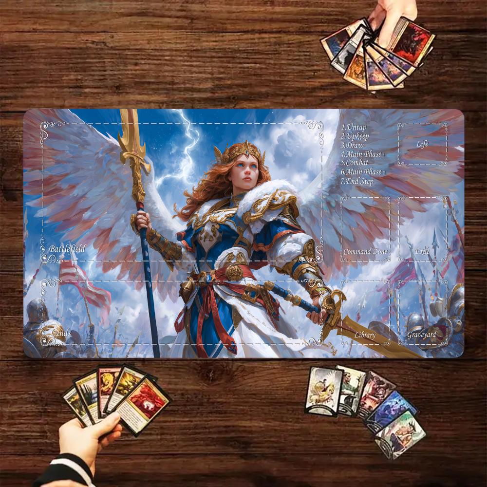 Mysterious female warrior Magi - Door Mat Blank recension och pris