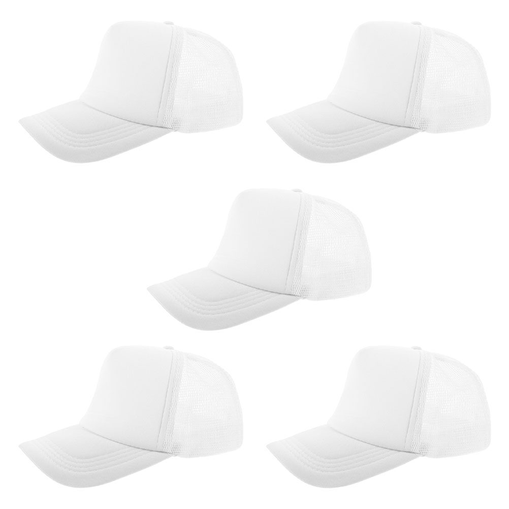 5Pcs Blank Mesh Baseball Hat f - Hat Sublimation Blank recension och pris