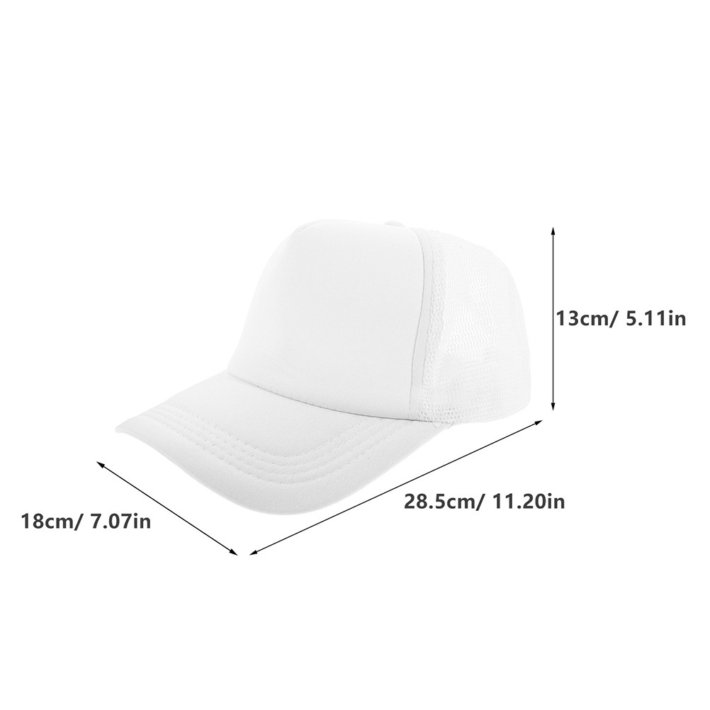 5Pcs Blank Mesh Baseball Hat f - Hat Sublimation Blank recension och pris