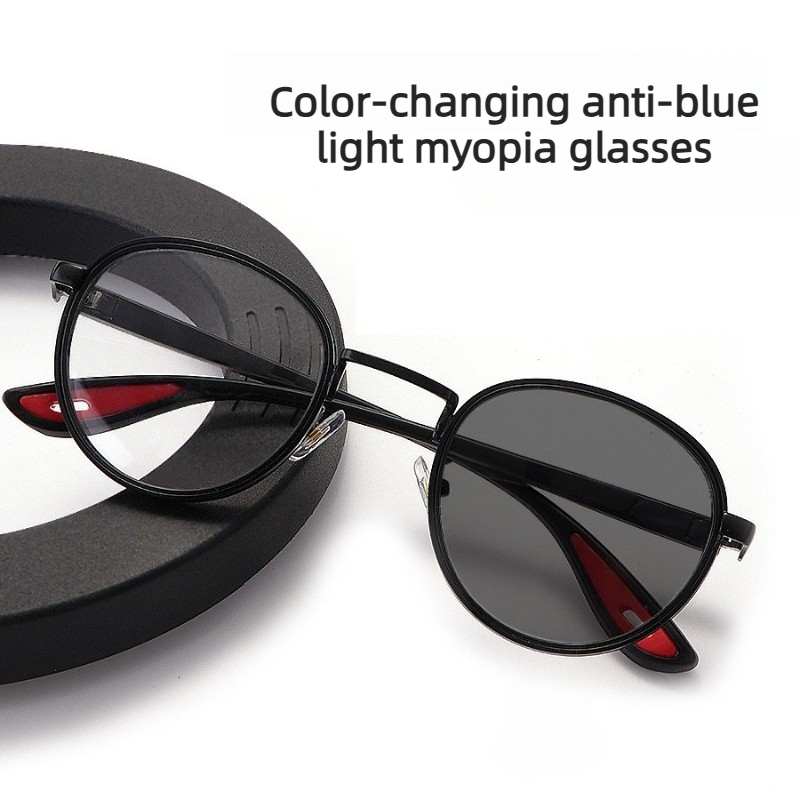 New Round-Frame Photochromic M - Metal Photo Panel recension och pris